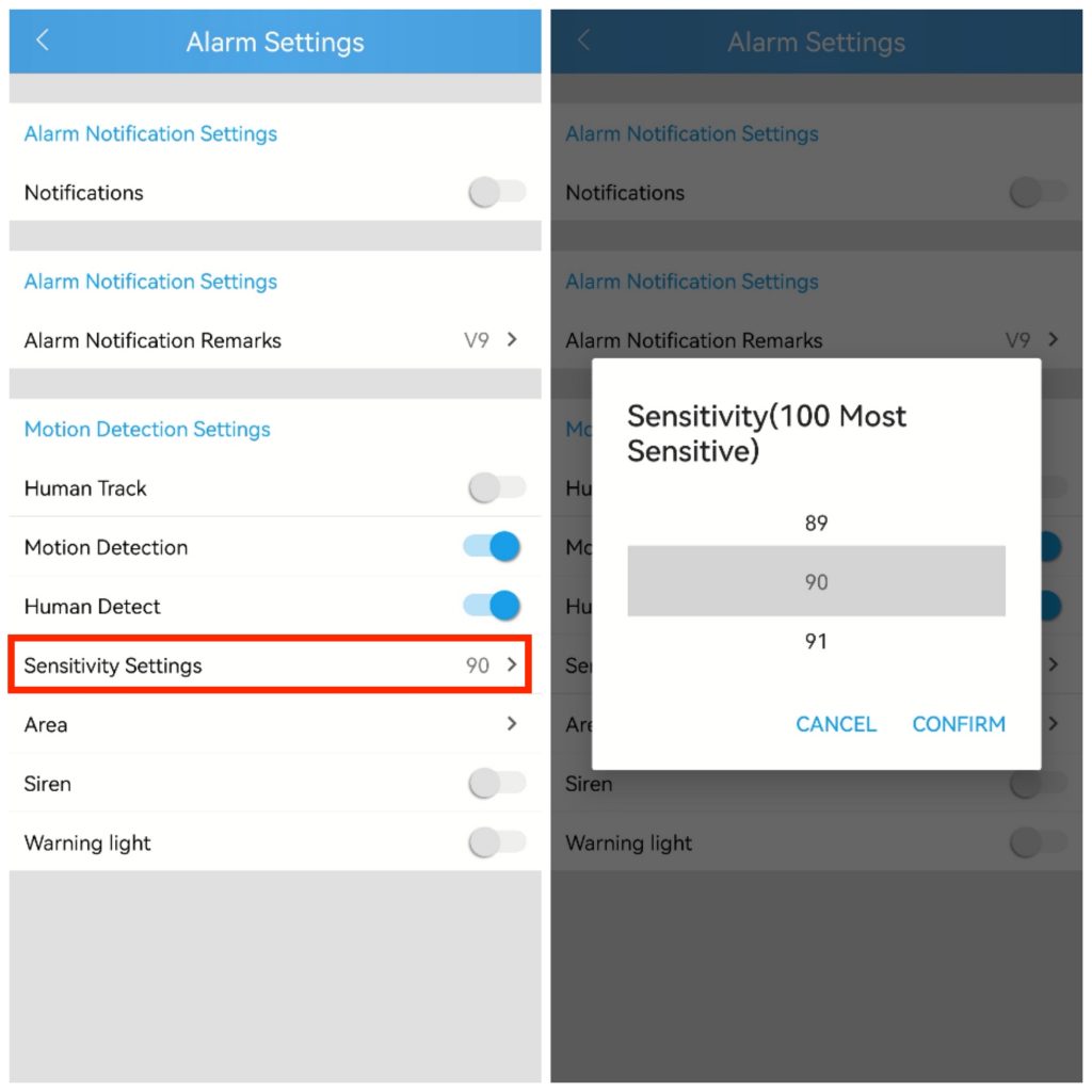 How to Adjust Motion Detection Sensitivity ELEPRO