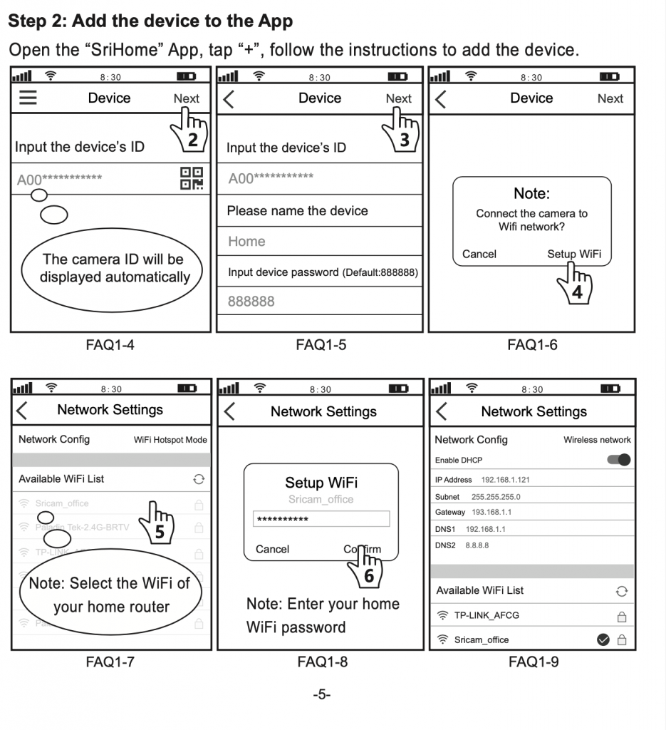 If You Cannot Scan the QR Code, Here’s How to Add the Camera to the App